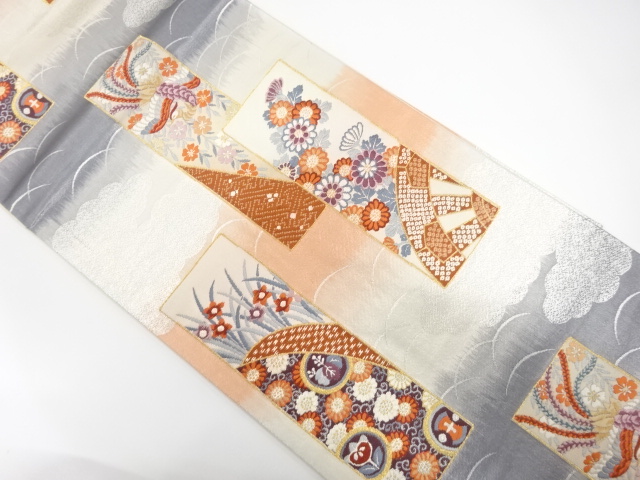 JAPANESE FUKURO OBI / WOVEN PHOENIX